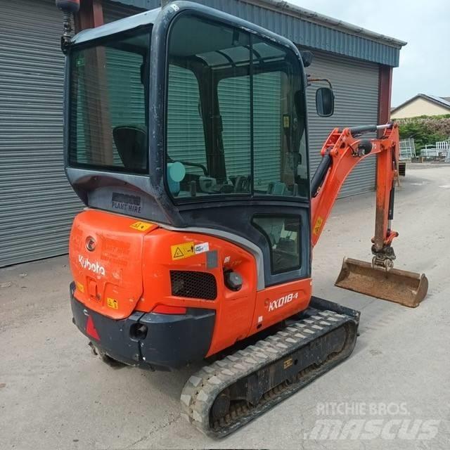Kubota KX 018-4 Εκσκαφάκι (διαβολάκι) < 7t