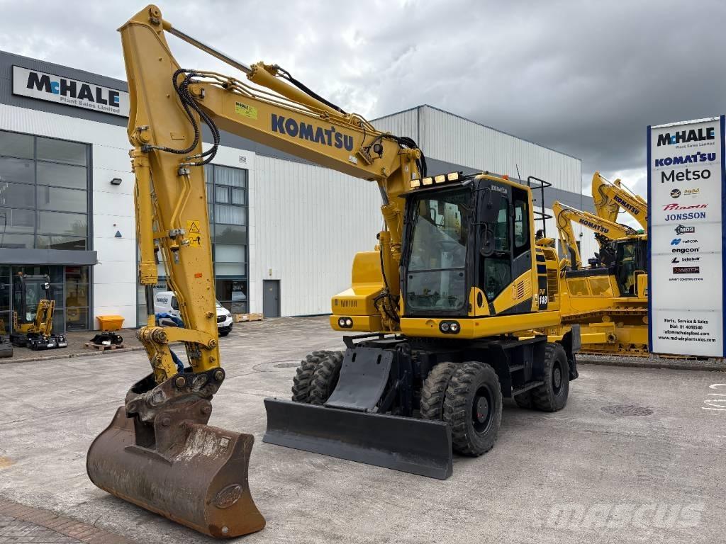 Komatsu PW148-11 Εκσκαφείς με τροχούς - λάστιχα