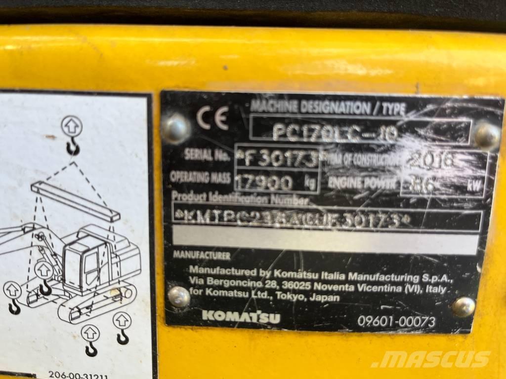 Komatsu PC 170 LC-10 Εκσκαφείς με ερπύστριες