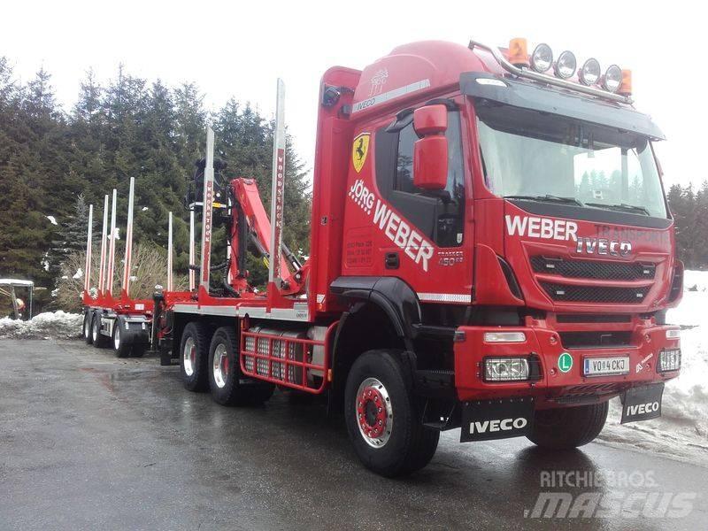 Iveco Trakker 450 Φορτηγά με Γερανό
