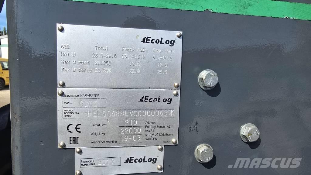 Eco Log 688 E Θεριζοαλωνιστικές μηχανές