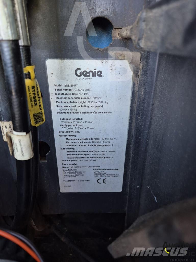 Genie GS 3369 RT Ανυψωτήρες ψαλιδωτής άρθρωσης