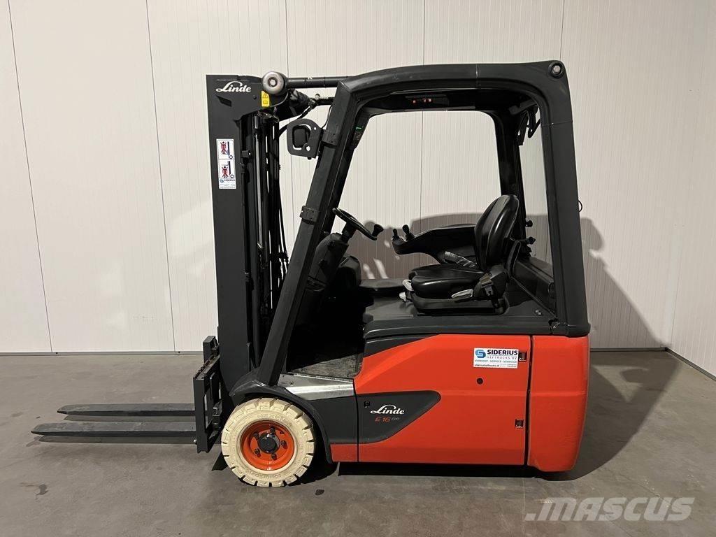 Linde E16-02 Ηλεκτρικά περονοφόρα ανυψωτικά κλαρκ