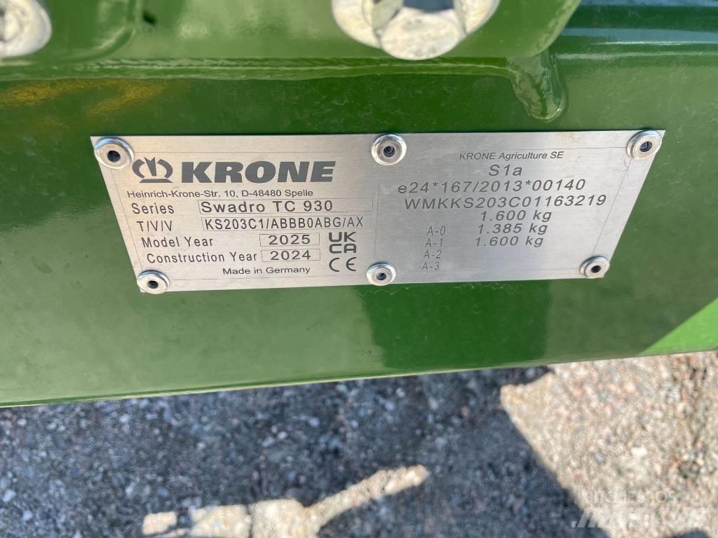 Krone TC 930 Plus Αναμοχλευτήρες