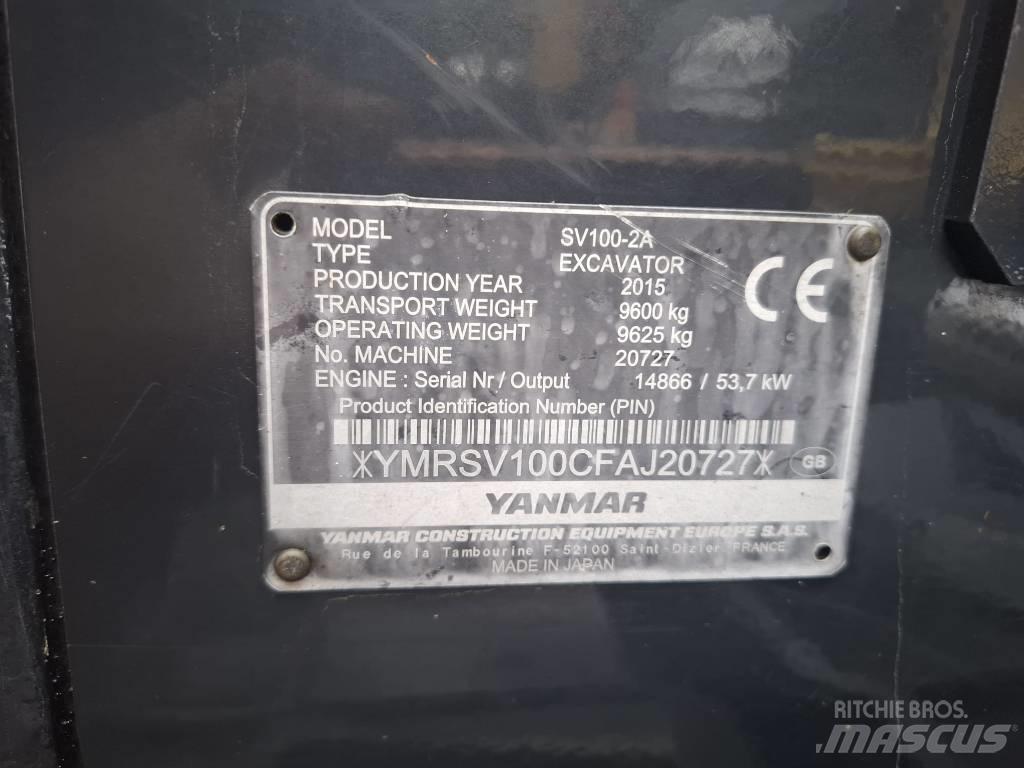 Yanmar SV 100-2A Μίνι εκσκαφείς 7t - 12t