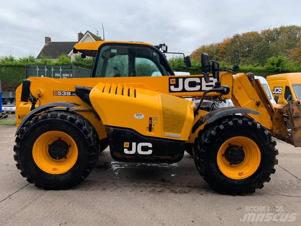 JCB 538-70 Συστήματα τηλεχειρισμού για τη γεωργία