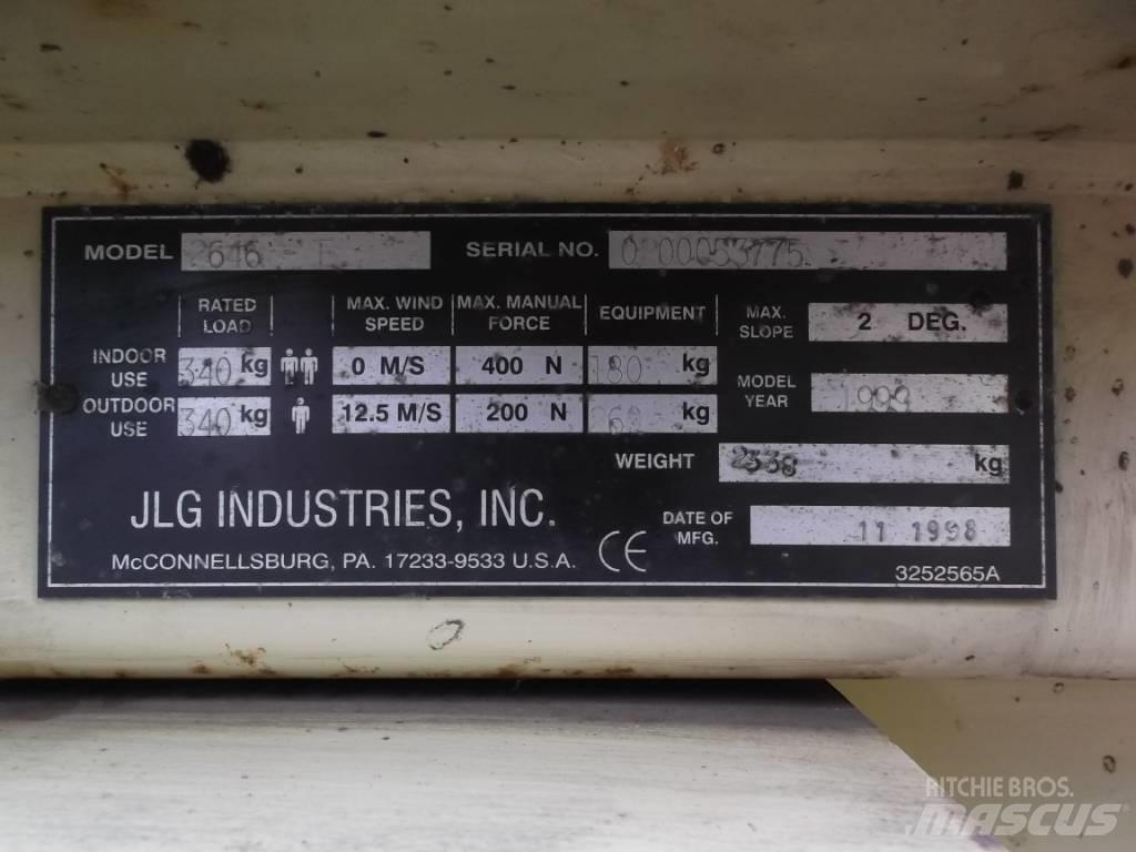 JLG 2646E      V-2288 Ανυψωτήρες με κατακόρυφους πυλώνες