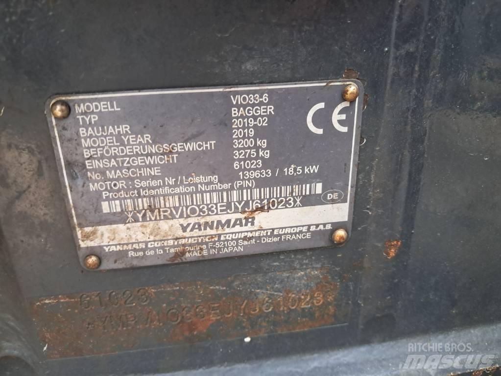 Yanmar Vio 33 Εκσκαφάκι (διαβολάκι) < 7t