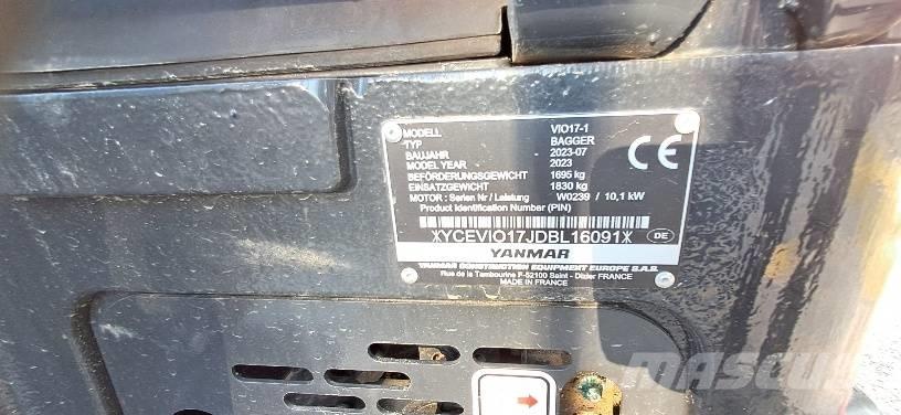 Yanmar Vio 17-1 Εκσκαφάκι (διαβολάκι) < 7t