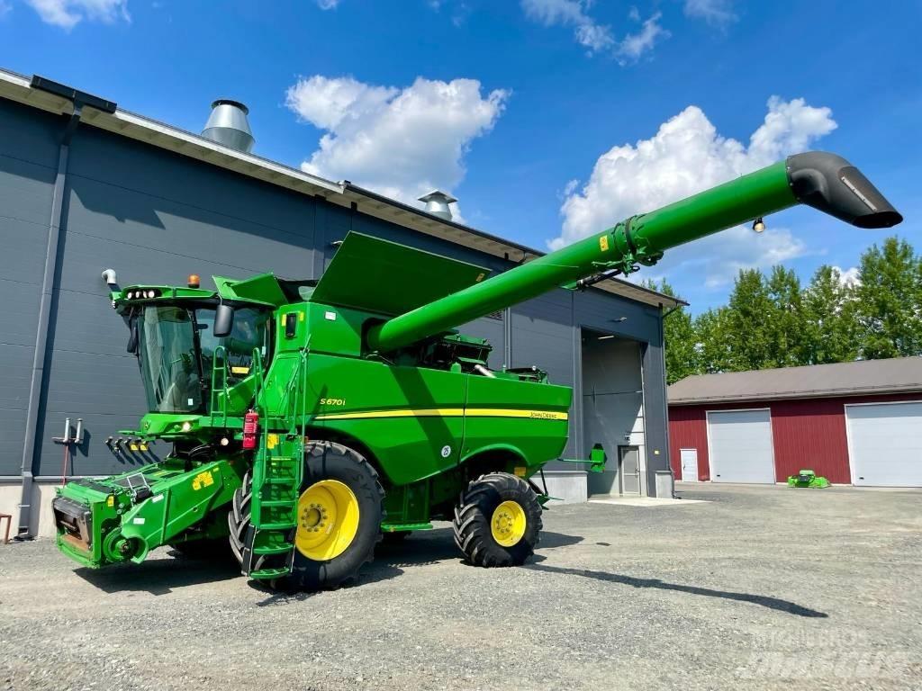 John Deere S 670 i Θεριζοαλωνιστικές μηχανές