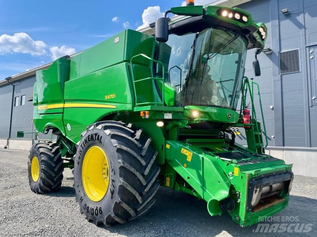 John Deere S 670 i Θεριζοαλωνιστικές μηχανές