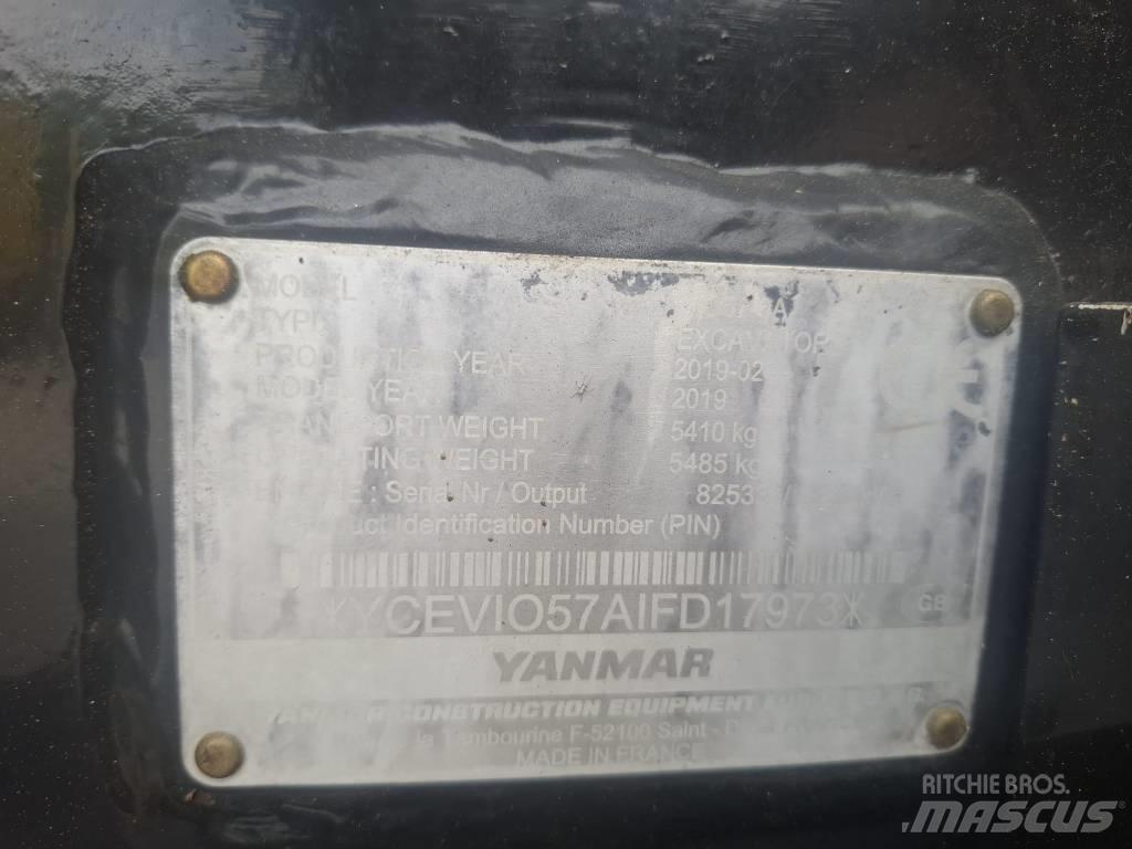 Yanmar Vio 57-6A Εκσκαφάκι (διαβολάκι) < 7t