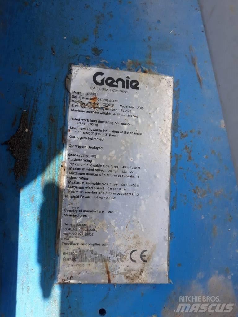 Genie 2032 Ανυψωτήρες ψαλιδωτής άρθρωσης