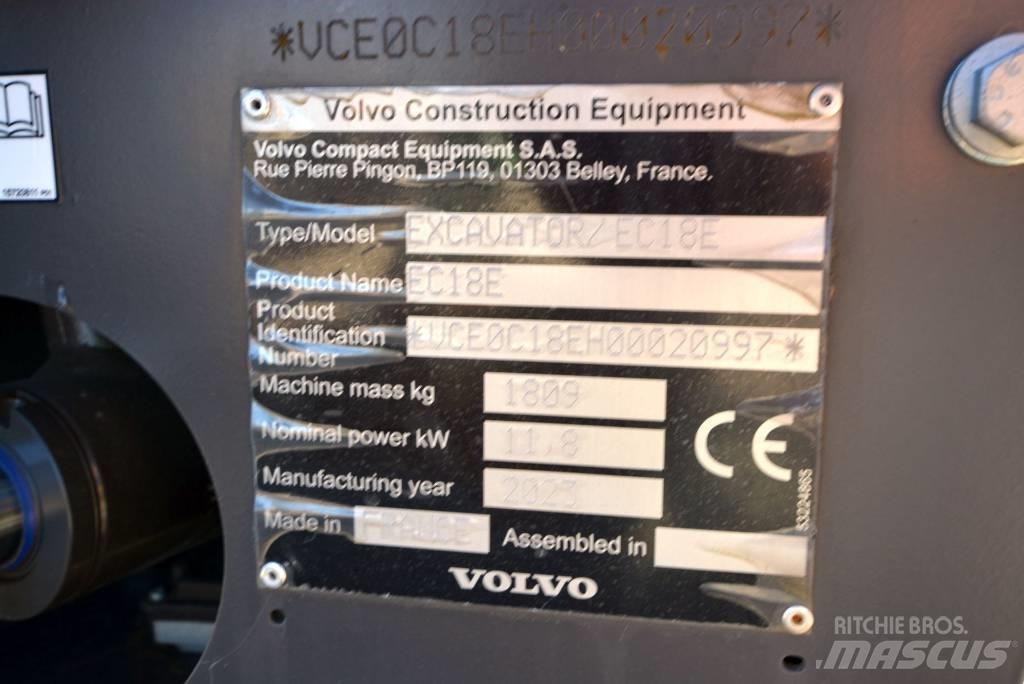 Volvo EC 18 E Εκσκαφάκι (διαβολάκι) < 7t