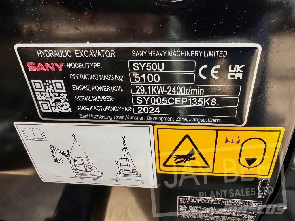 Sany SY 50 U Εκσκαφάκι (διαβολάκι) < 7t