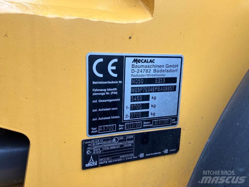 Mecalac AX 700 Φορτωτές με λάστιχα (Τροχοφόροι)