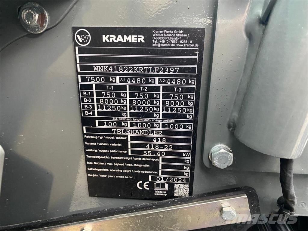 Kramer KT276 Τηλεσκοπικοί ανυψωτές