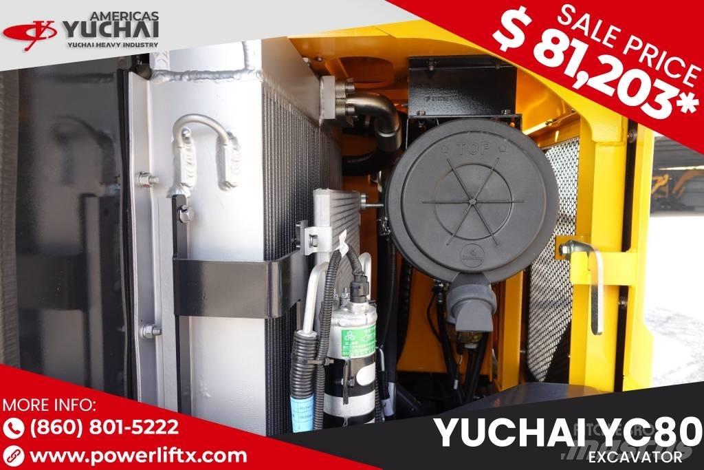 Yuchai YC80 Εκσκαφείς με ερπύστριες