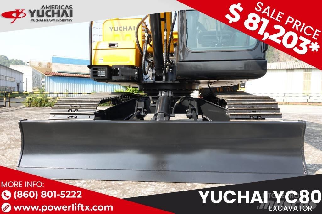 Yuchai YC80 Εκσκαφείς με ερπύστριες