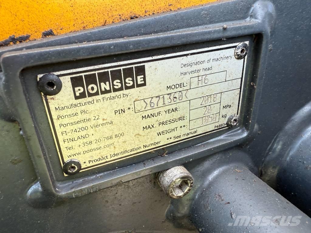 Ponsse ERGO 8W Θεριζοαλωνιστικές μηχανές