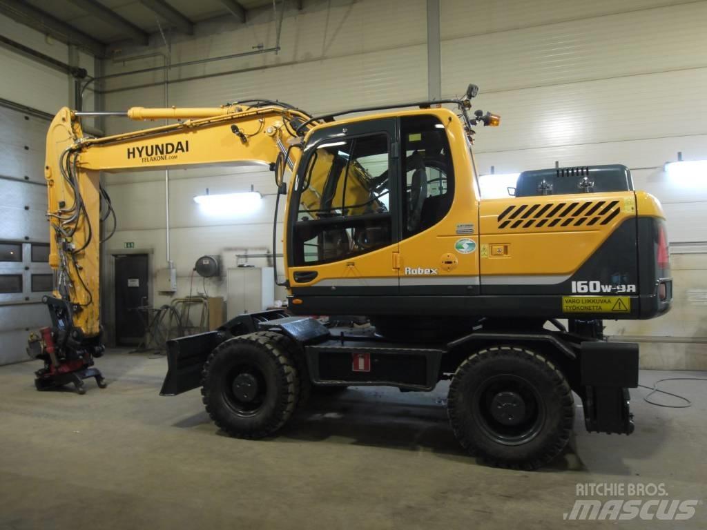 Hyundai R 160 W-9A Εκσκαφείς με τροχούς - λάστιχα