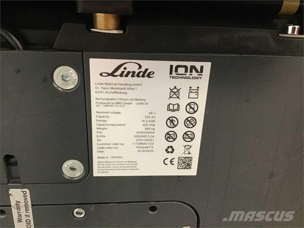Linde E16 ION Ηλεκτρικά περονοφόρα ανυψωτικά κλαρκ