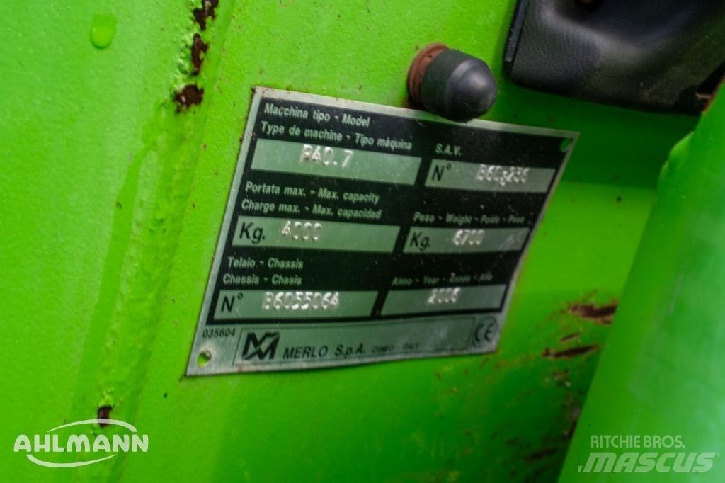 Merlo P 40.7 Συστήματα τηλεχειρισμού για τη γεωργία