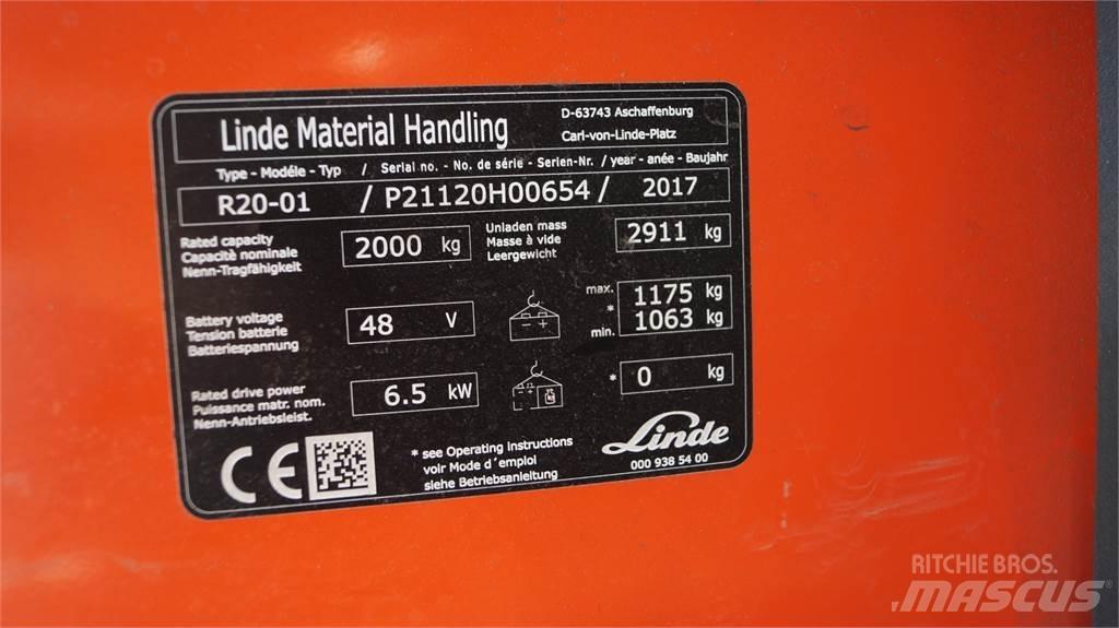Linde R20 Ανυψωτικά στενών δρόμων