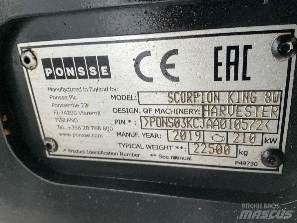 Ponsse Scorpion King Θεριζοαλωνιστικές μηχανές
