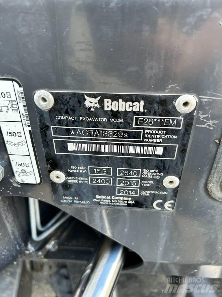 Bobcat E 26 Εκσκαφάκι (διαβολάκι) < 7t