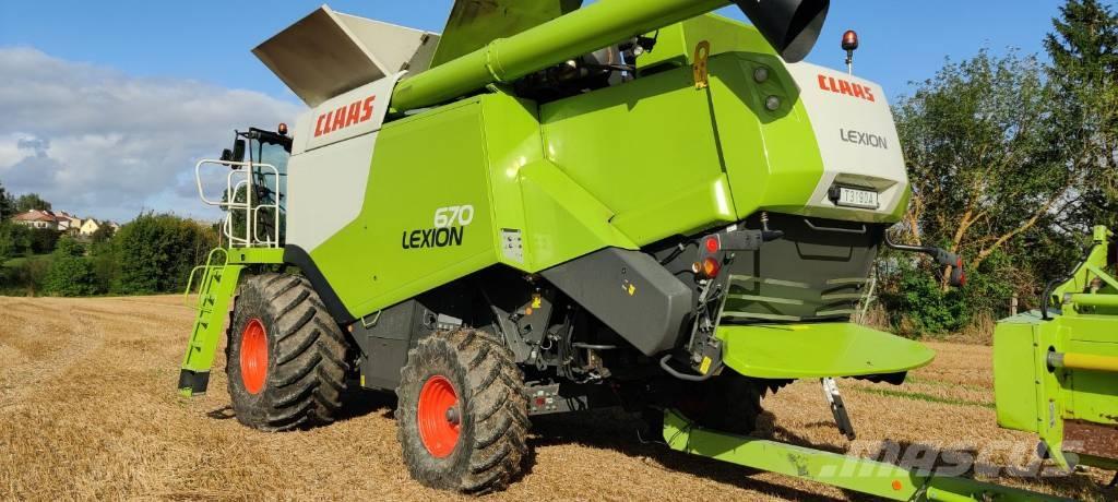 CLAAS Lexion 670 Θεριζοαλωνιστικές μηχανές