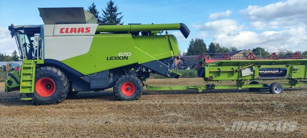 CLAAS Lexion 670 Θεριζοαλωνιστικές μηχανές