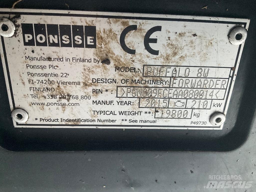Ponsse BUFFALO 8W Μεταφορείς ξυλείας