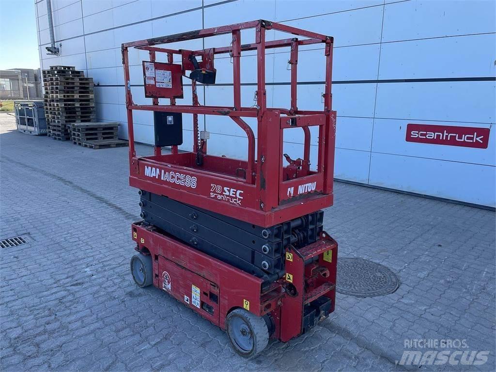 Manitou 78SEC Ανυψωτήρες ψαλιδωτής άρθρωσης