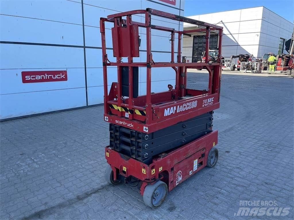 Manitou 78SEC Ανυψωτήρες ψαλιδωτής άρθρωσης