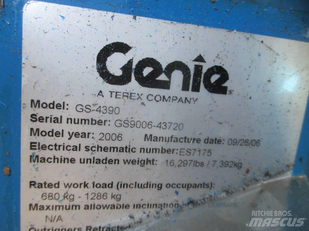 Genie GS 4390 RT Ανυψωτήρες ψαλιδωτής άρθρωσης