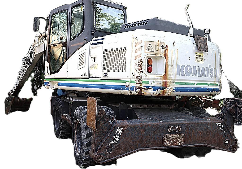 Komatsu PW 140-7 Εκσκαφείς Φορτωτές τύπου JCB