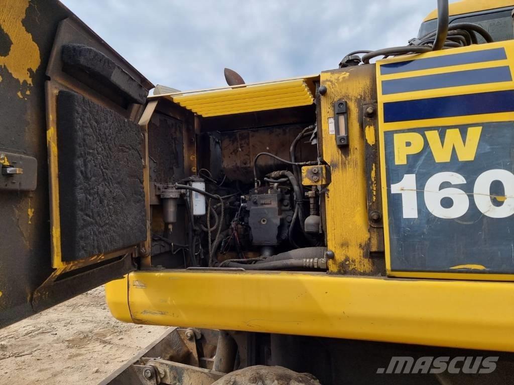 Komatsu PW 160-7 Εκσκαφείς με τροχούς - λάστιχα