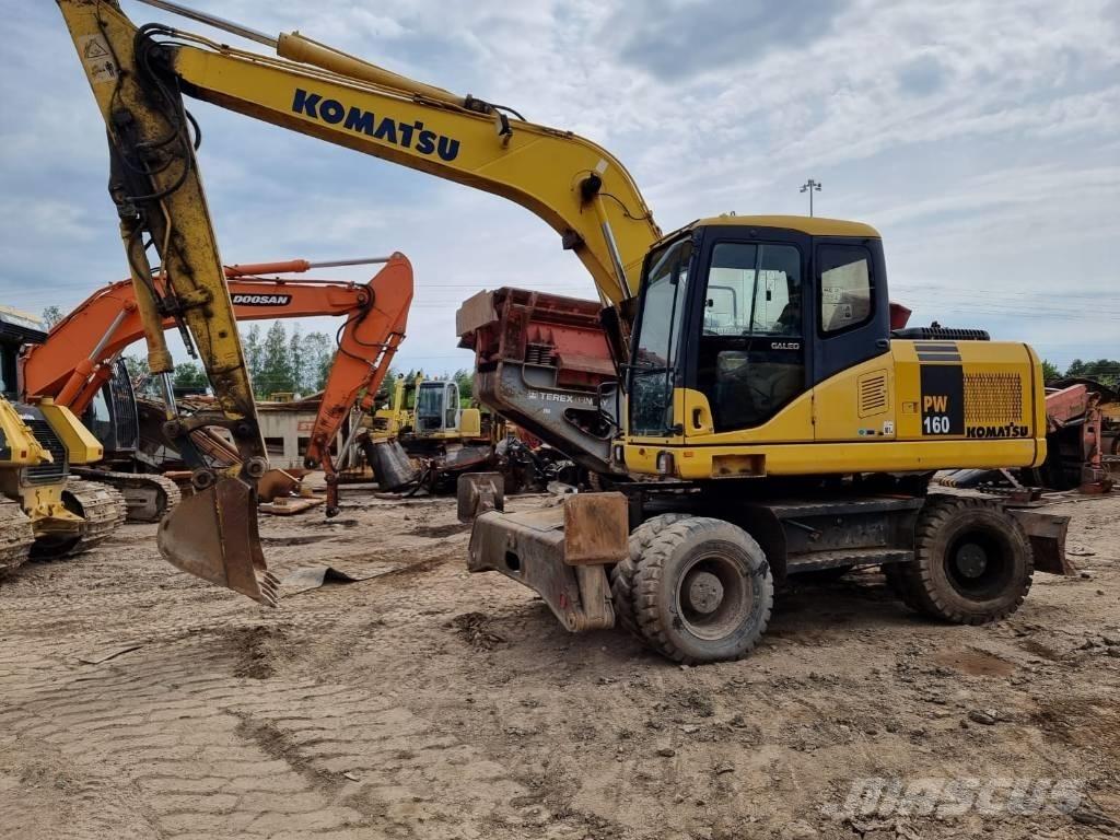 Komatsu PW 160-7 Εκσκαφείς με τροχούς - λάστιχα