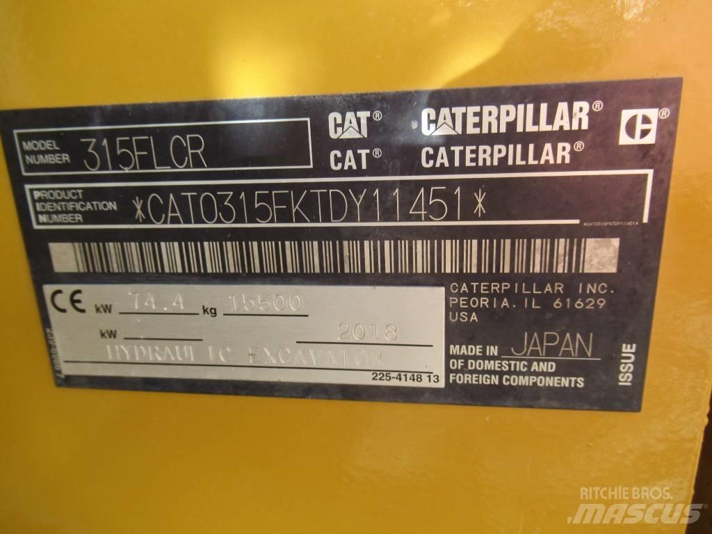 CAT 315F LCR Εκσκαφείς με ερπύστριες