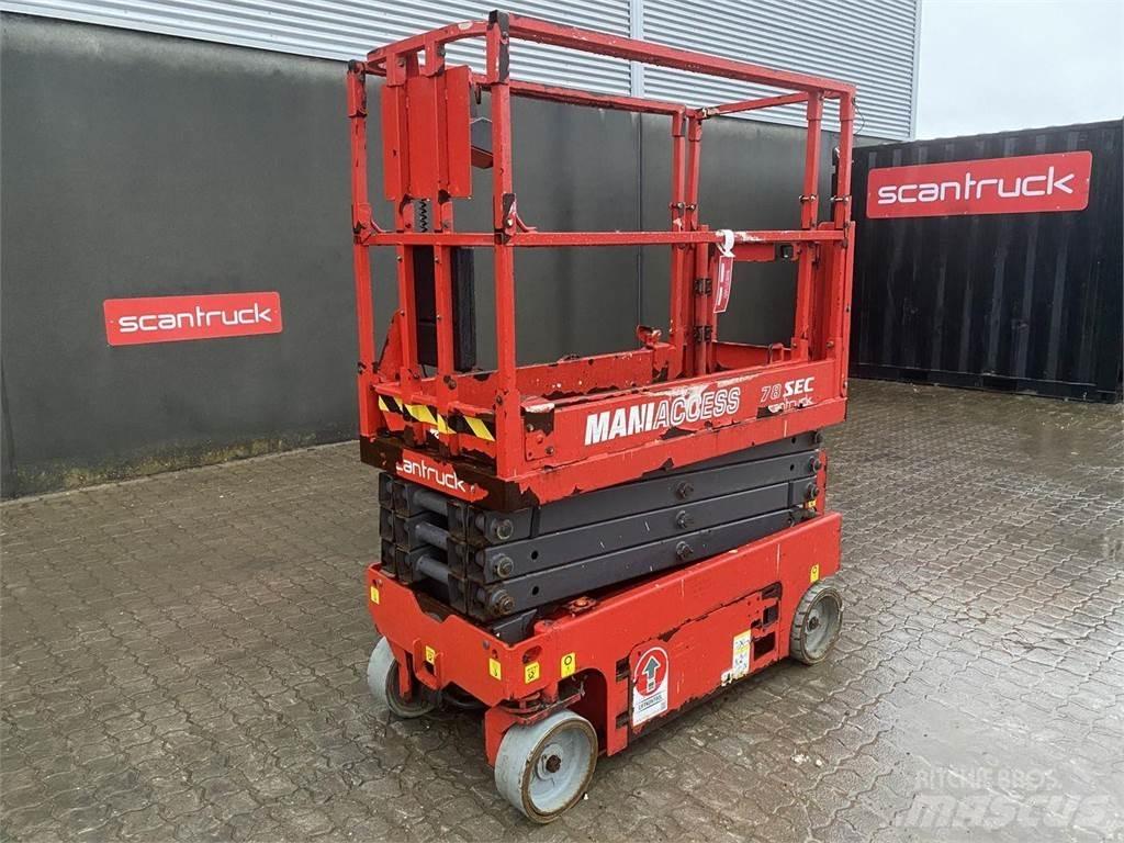 Manitou 78SEC Ανυψωτήρες ψαλιδωτής άρθρωσης