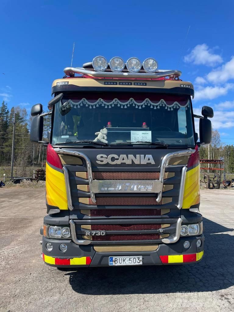 Scania R730 Φορτηγά με γερανό & γάτζο