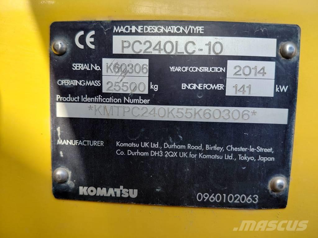 Komatsu PC 240 LC-10 Εκσκαφείς με ερπύστριες