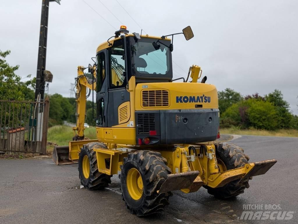 Komatsu PW 98 MR-8 Εκσκαφείς με τροχούς - λάστιχα