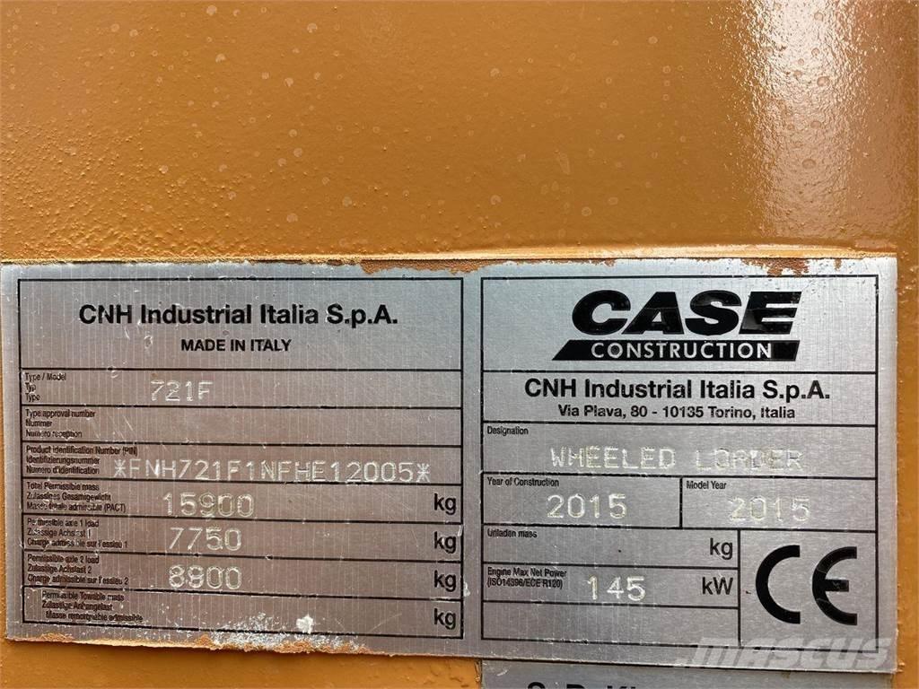 CASE 721F Φορτωτές με λάστιχα (Τροχοφόροι)
