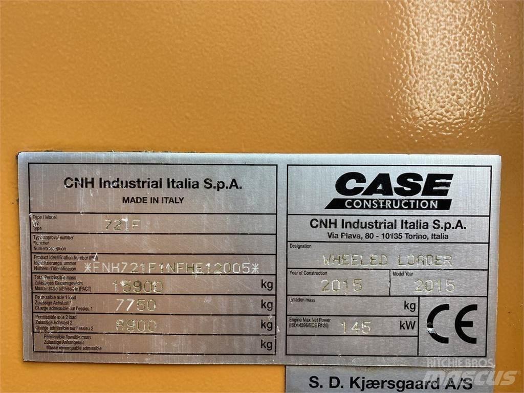 CASE 721F Φορτωτές με λάστιχα (Τροχοφόροι)