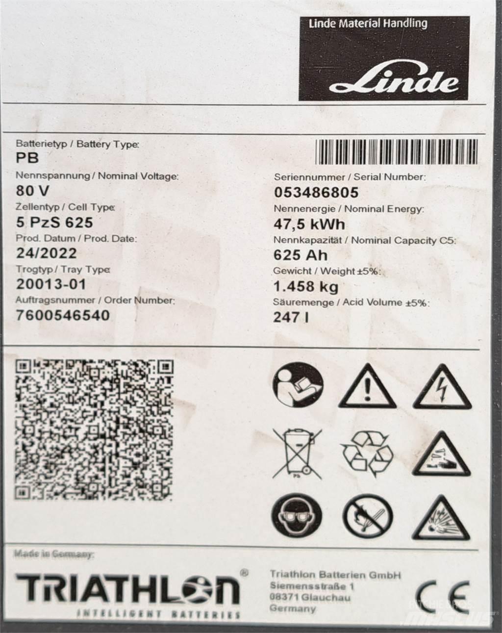 Linde E35L Ηλεκτρικά περονοφόρα ανυψωτικά κλαρκ