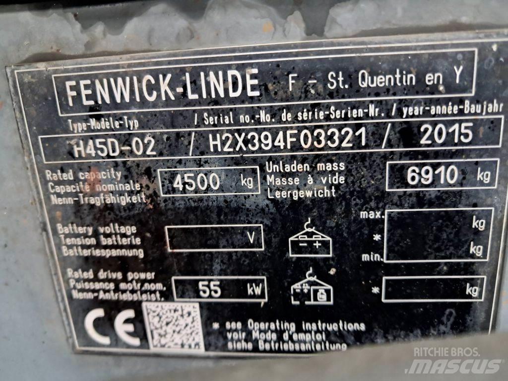 Linde H45D-02 Πετρελαιοκίνητα Κλαρκ
