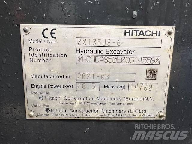 Hitachi ZX 135 US-6 Εκσκαφείς με ερπύστριες