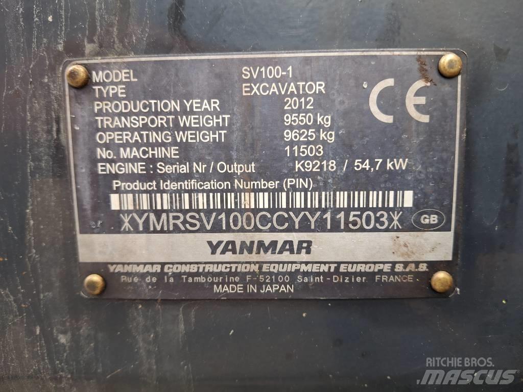 Yanmar SV 100-1 Μίνι εκσκαφείς 7t - 12t